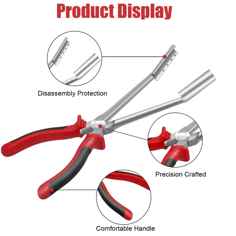 New Sale Car Spark Plug Wire Removal Pliers-High Voltage Cylinder Cable Clamp Carbon Steel Boot PullerforAuto Truck Repair
New Sale Car Spark Plug Wire Removal Pliers-High Voltage Cylinder Cable Clamp Carbon Steel Boot PullerforAuto Truck Repair