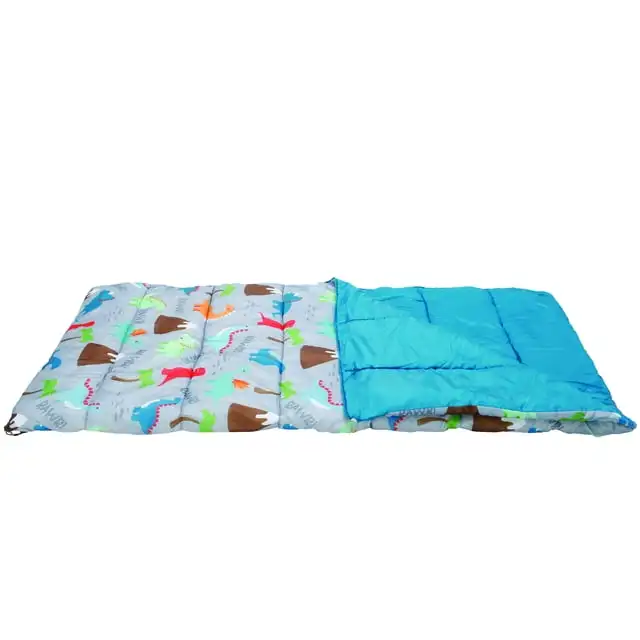 Crckt Kids Rectangular Sleeping Bag, ° 50F Rating, Multi-Color Dino Print
Crckt Kids Rectangular Sleeping Bag, ° 50F Rating, Multi-Color Dino Print