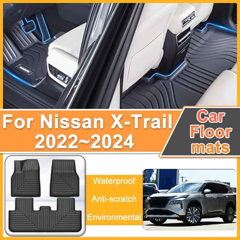 LHD Car Floor Mat for Nissan X-Trail X Trail XTrail Rogue T33 2022~2024 Foot Custom Liner Mats Anti-dirt Trunk Pads Accessories
LHD Car Floor Mat for Nissan X-Trail X Trail XTrail Rogue T33 2022~2024 Foot Custom Liner Mats Anti-dirt Trunk Pads Accessories