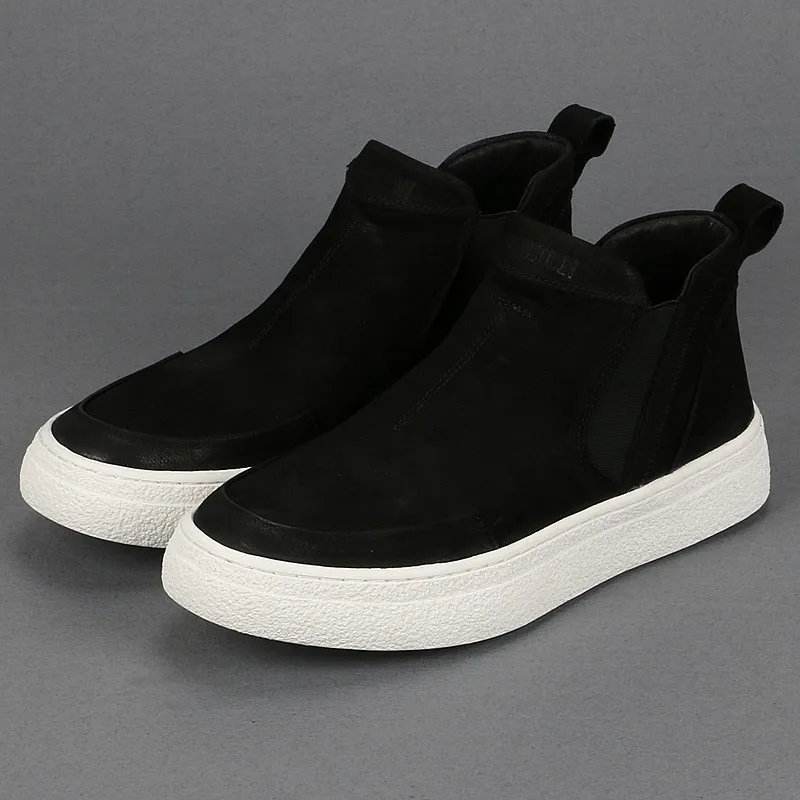 Shoes men's tide shoes genuine leather breathable high top trend board shoes Korean version everything up ankle boots casual
Shoes men's tide shoes genuine leather breathable high top trend board shoes Korean version everything up ankle boots casual