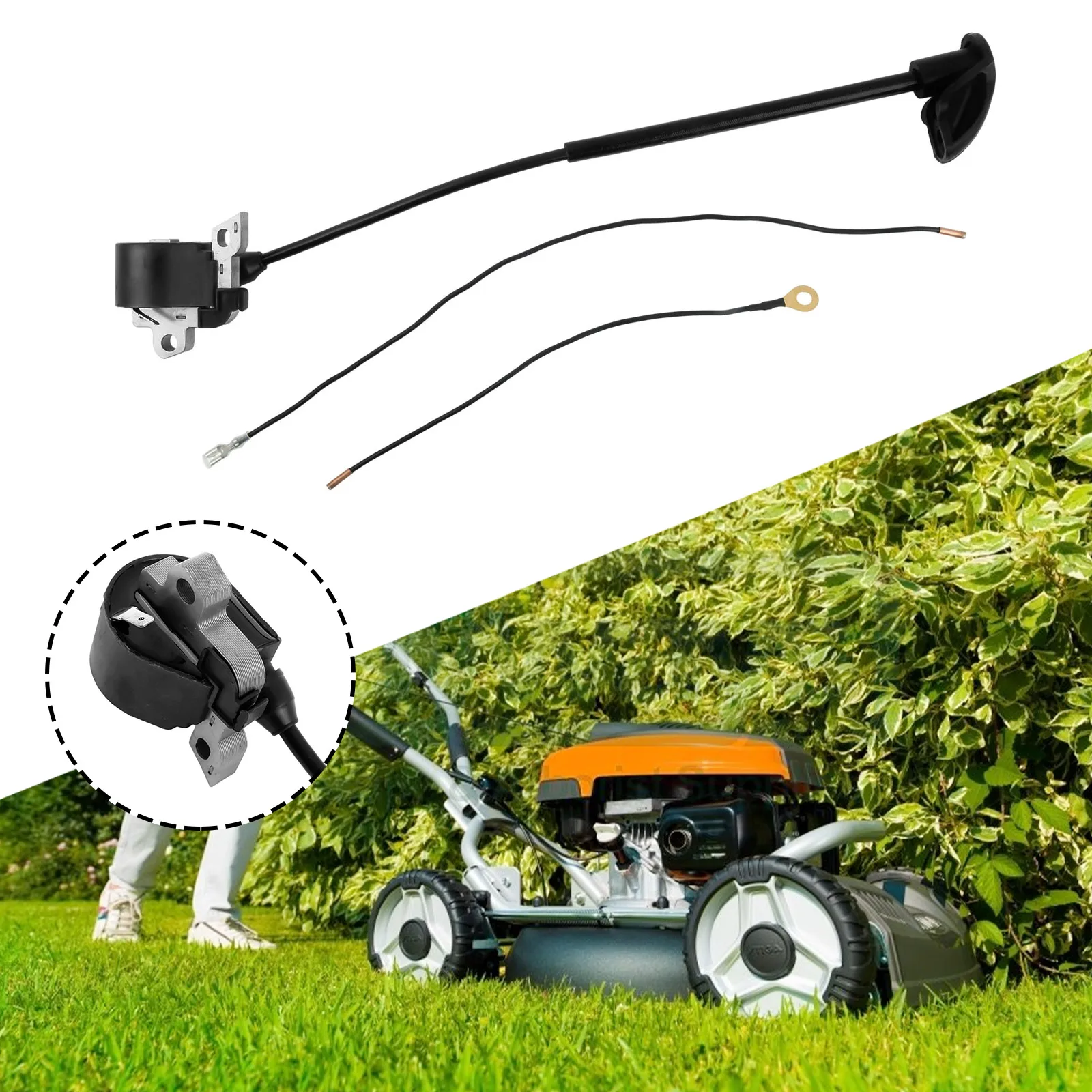 Катушка зажигания для Stihl FS400 FS450 FS480 FR350 FR450 FR480, запчасти для кустореза газонокосилки, модуль зажигания, катушка, садовые инструменты
Катушка зажигания для Stihl FS400 FS450 FS480 FR350 FR450 FR480, запчасти для кустореза газонокосилки, модуль зажигания, катушка, садовые инструменты