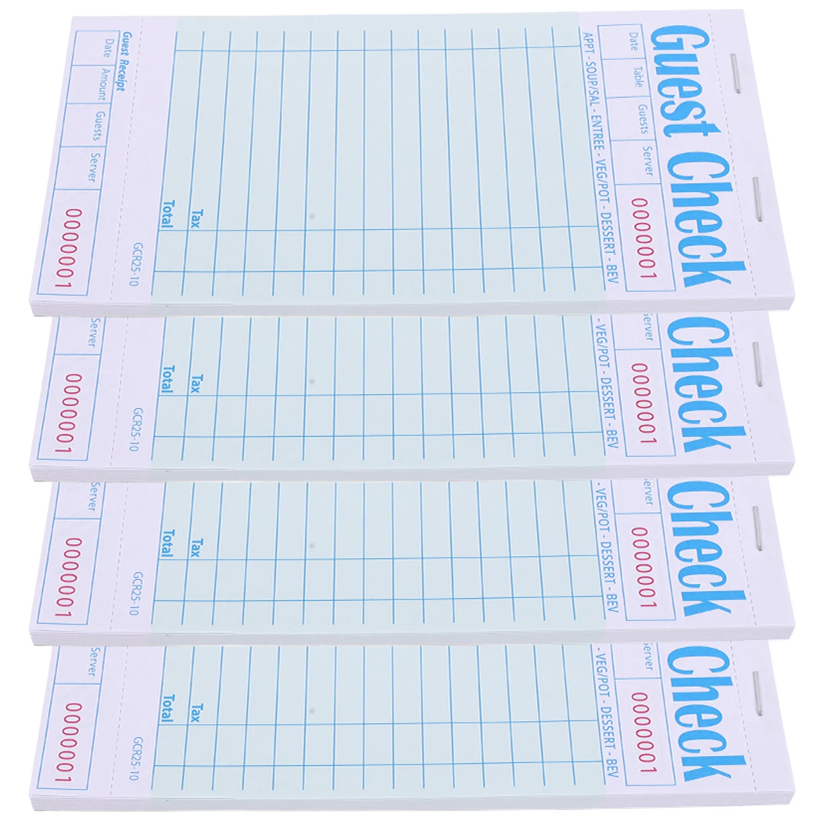 4Pcs Server Books Restaurant Order Pads Waiter Waitress Note Pads Paper Guest Checks for Efficient Table Service
4Pcs Server Books Restaurant Order Pads Waiter Waitress Note Pads Paper Guest Checks for Efficient Table Service