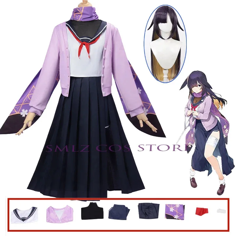 Ono Tsukuyomi Cosplay Anime Game Blue Archive Project MX Costume Purple Coat Uniform Dress Suit Halloween Party Outfit for Woman
Ono Tsukuyomi Cosplay Anime Game Blue Archive Project MX Costume Purple Coat Uniform Dress Suit Halloween Party Outfit for Woman
