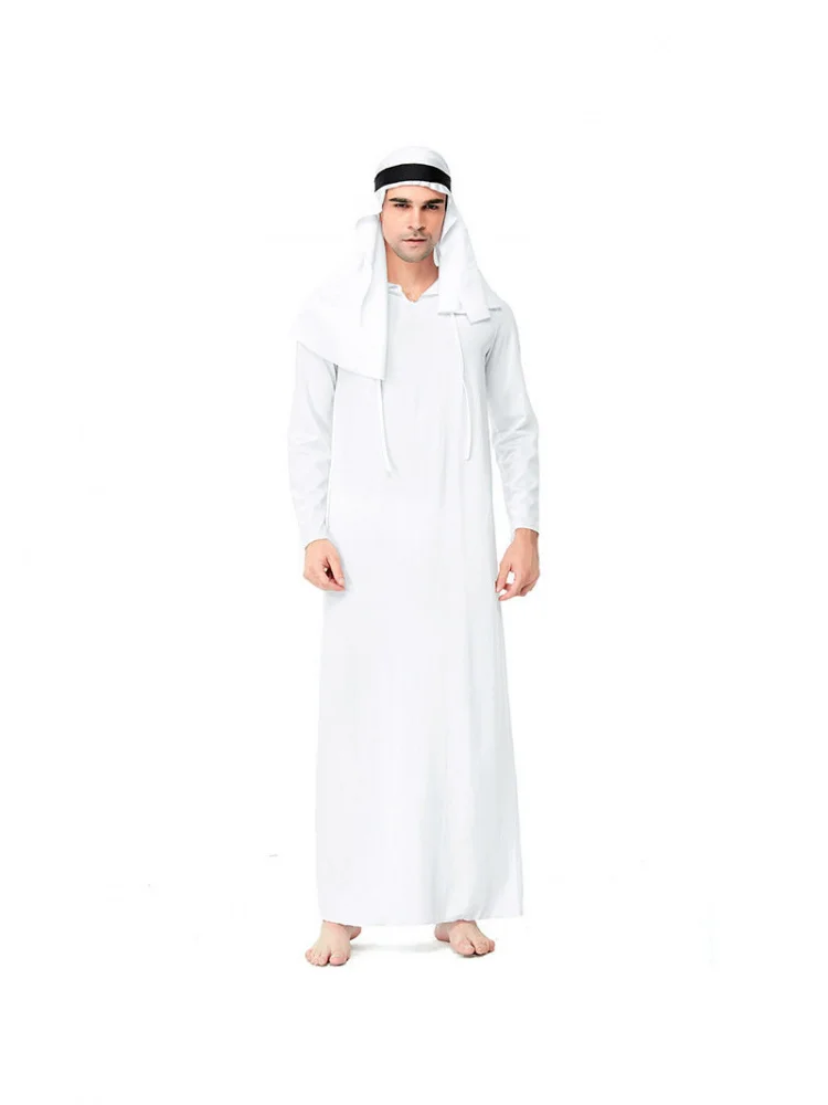 Arabian Prince White Cosplay Costume Halloween Funny Party Role-playing Outfit Wealthy Playful Prince Attire for Women
Arabian Prince White Cosplay Costume Halloween Funny Party Role-playing Outfit Wealthy Playful Prince Attire for Women