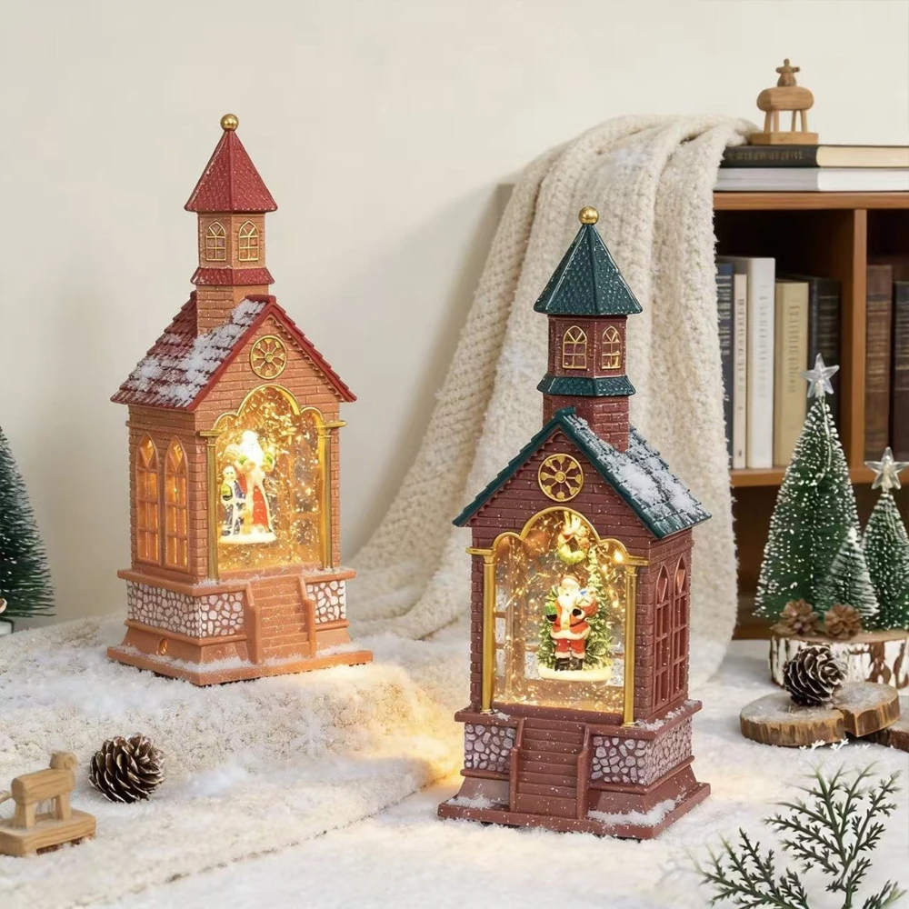 LED Night Light Santa Claus Castle Crystal Wind Lamp Retro Music Box Decorative Item Musical Box for Home Xmas Navidad Gifts
LED Night Light Santa Claus Castle Crystal Wind Lamp Retro Music Box Decorative Item Musical Box for Home Xmas Navidad Gifts