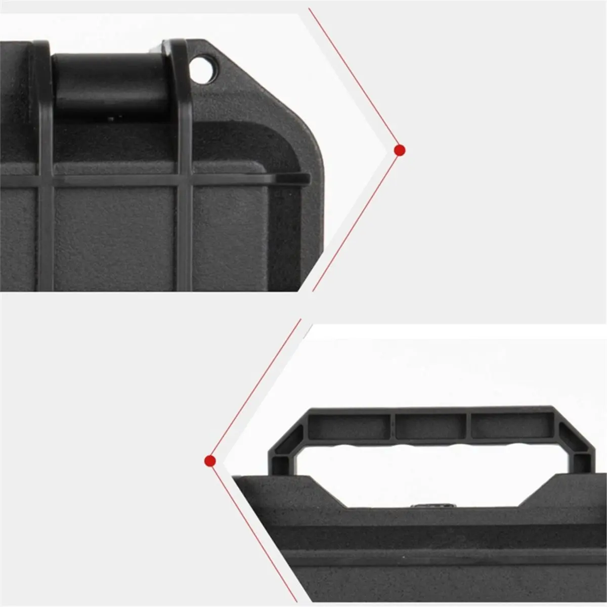 Waterproof Hard Toolbox, Portable Safety Protector Case with Pre-Cut Foam
Waterproof Hard Toolbox, Portable Safety Protector Case with Pre-Cut Foam