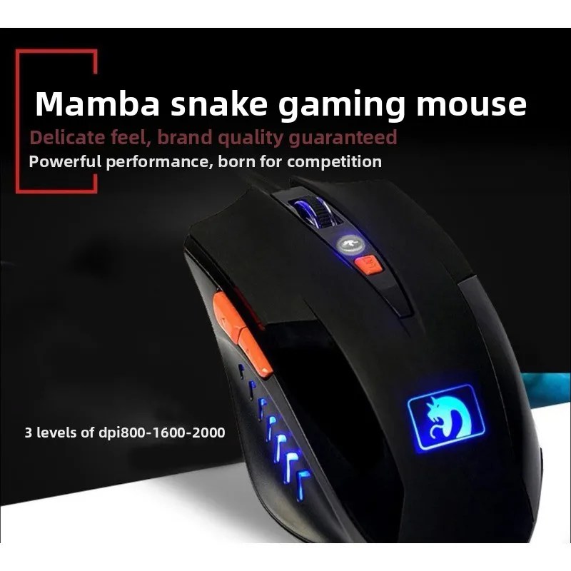 New Alliance XM-M398 Manba Snake Wired USB Gaming Mouse with Lightened up Quality for Esports And Internet Cafes
New Alliance XM-M398 Manba Snake Wired USB Gaming Mouse with Lightened up Quality for Esports And Internet Cafes