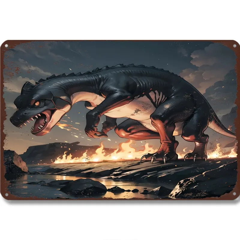 Dinosaur Illustration Metal Tin Sign, 7.9x11.8"/11.8x17.7", Vintage Aluminum Wall Art, Multipurpose Decor for Home, Living Room
Dinosaur Illustration Metal Tin Sign, 7.9x11.8"/11.8x17.7", Vintage Aluminum Wall Art, Multipurpose Decor for Home, Living Room