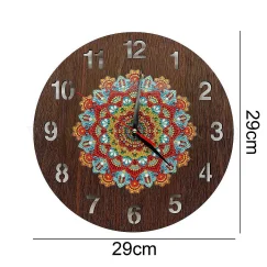 PHPANDAHALL Clock Diamond Including Round Wood Plate Resin Rhinestone Diamond Sticky Pen Tray Plate and Glue Clay Flower Pattern
PHPANDAHALL Clock Diamond Including Round Wood Plate Resin Rhinestone Diamond Sticky Pen Tray Plate and Glue Clay Flower Pattern