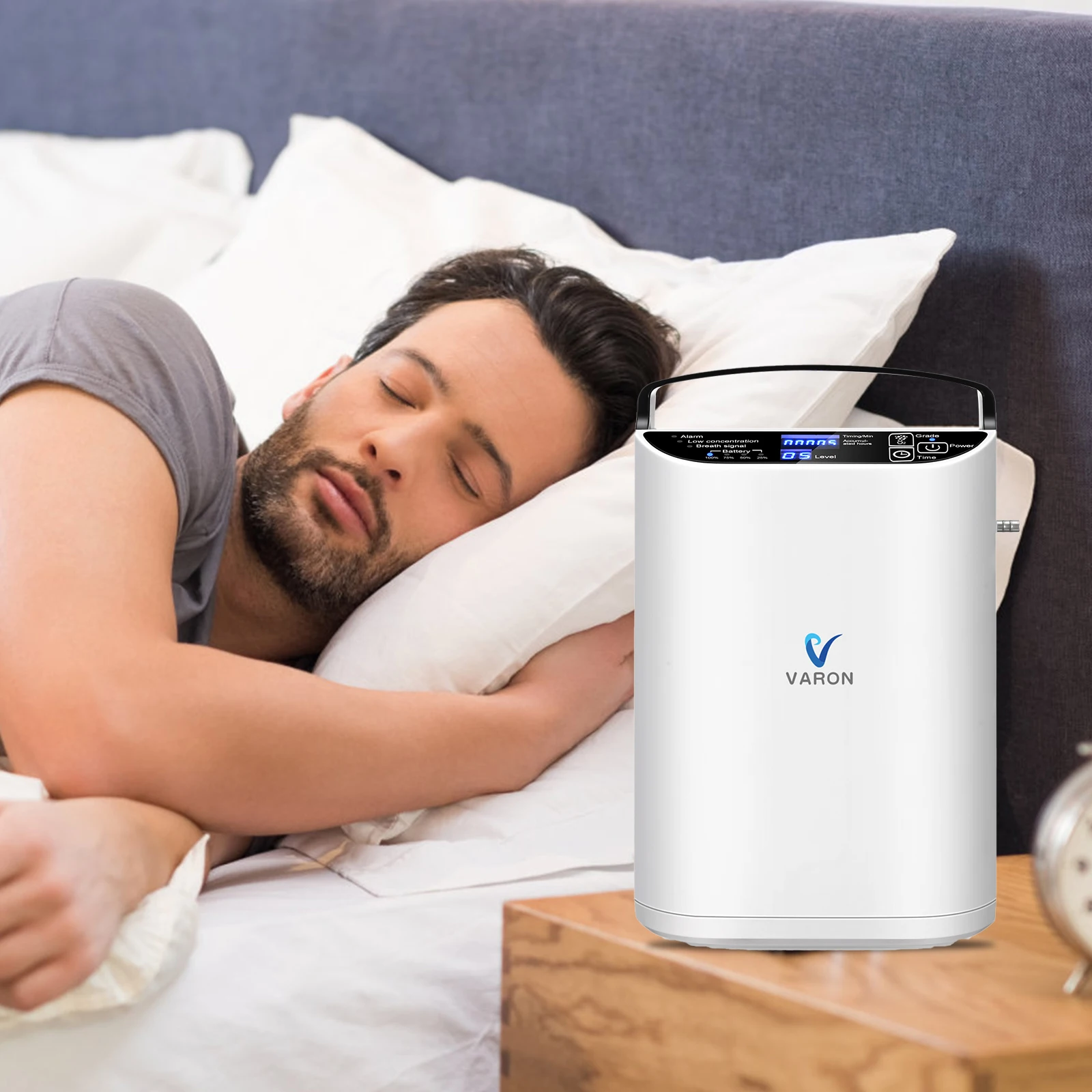 Varon 1-5L Adjustable Ultra-sense Pulse Flow 93%±3% 0xy-gen Air Concentration Portable for Home/car/outdoor Use US/DE Stock
Varon 1-5L Adjustable Ultra-sense Pulse Flow 93%±3% 0xy-gen Air Concentration Portable for Home/car/outdoor Use US/DE Stock