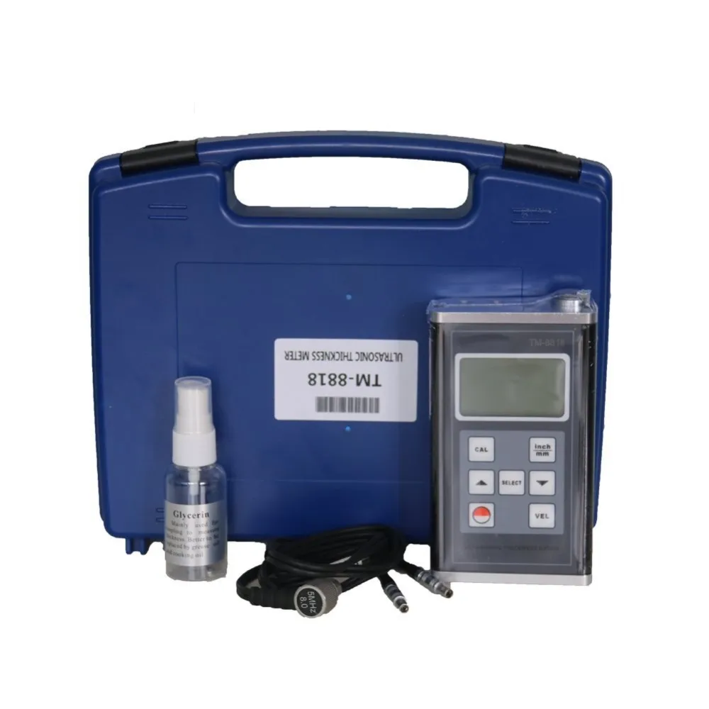 DTI-TM-8818 China supplier thickness measure tool ultra sonic thickness gauge detector
DTI-TM-8818 China supplier thickness measure tool ultra sonic thickness gauge detector