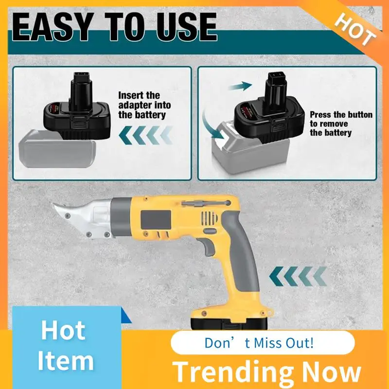 AB08-Battery Adapter Use For 18V Lithium- Battery Convert To For 12V/14.4V Ni-MH Battery Tools(Only Adapter)
AB08-Battery Adapter Use For 18V Lithium- Battery Convert To For 12V/14.4V Ni-MH Battery Tools(Only Adapter)