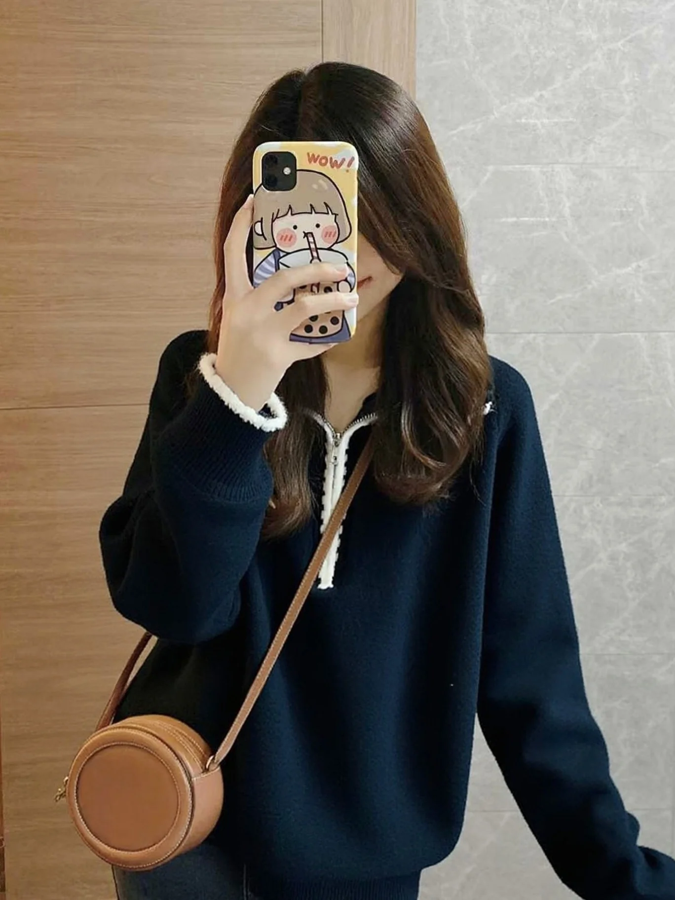 2026 New mat Sle Deep Blue f Zip Knitted Sweater Women's Overhead Sweater Lazy High-End Anti-Aging Top
2026 New mat Sle Deep Blue f Zip Knitted Sweater Women's Overhead Sweater Lazy High-End Anti-Aging Top