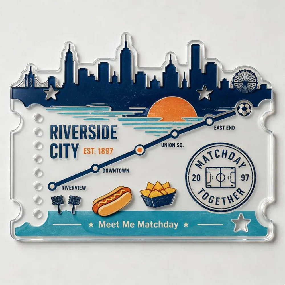 Riverside City Matchday Acrylic Coaster Retro Subway Map Football Fan Decor Home Bar Ornament Travel Keepsake Gift
Riverside City Matchday Acrylic Coaster Retro Subway Map Football Fan Decor Home Bar Ornament Travel Keepsake Gift