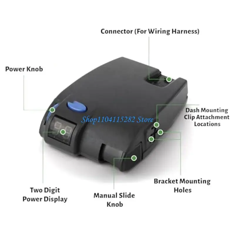 Контроллер тормозного прицепа для управления тормозами легкая установка для IQ 90160 
Контроллер тормозного прицепа для управления тормозами легкая установка для IQ 90160