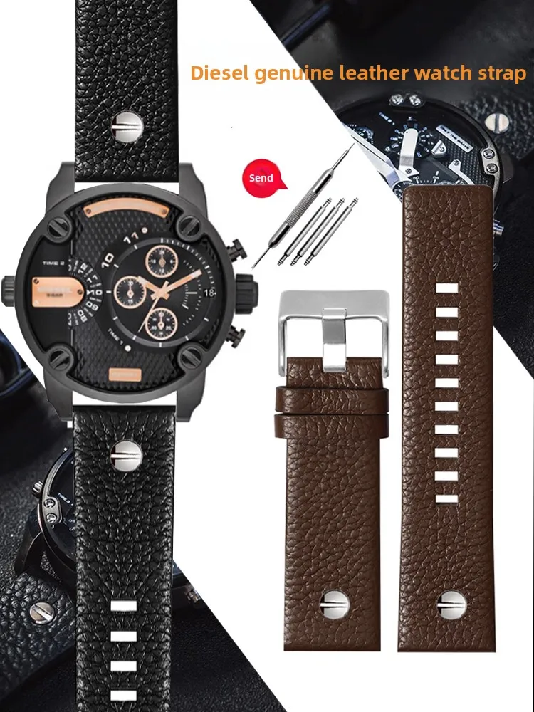 Suitable for Diesel Lychee Pattern Watch Strap DZ7313 4318 Seven Fridays Aigole Leather Watch Strap Men
Suitable for Diesel Lychee Pattern Watch Strap DZ7313 4318 Seven Fridays Aigole Leather Watch Strap Men