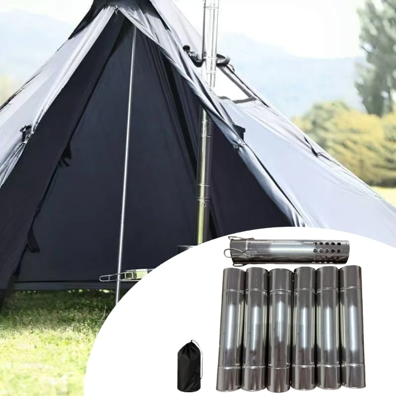 7pcs Stainless Steel Stove Pipe Proof Grille for Camp Tent Safety
7pcs Stainless Steel Stove Pipe Proof Grille for Camp Tent Safety