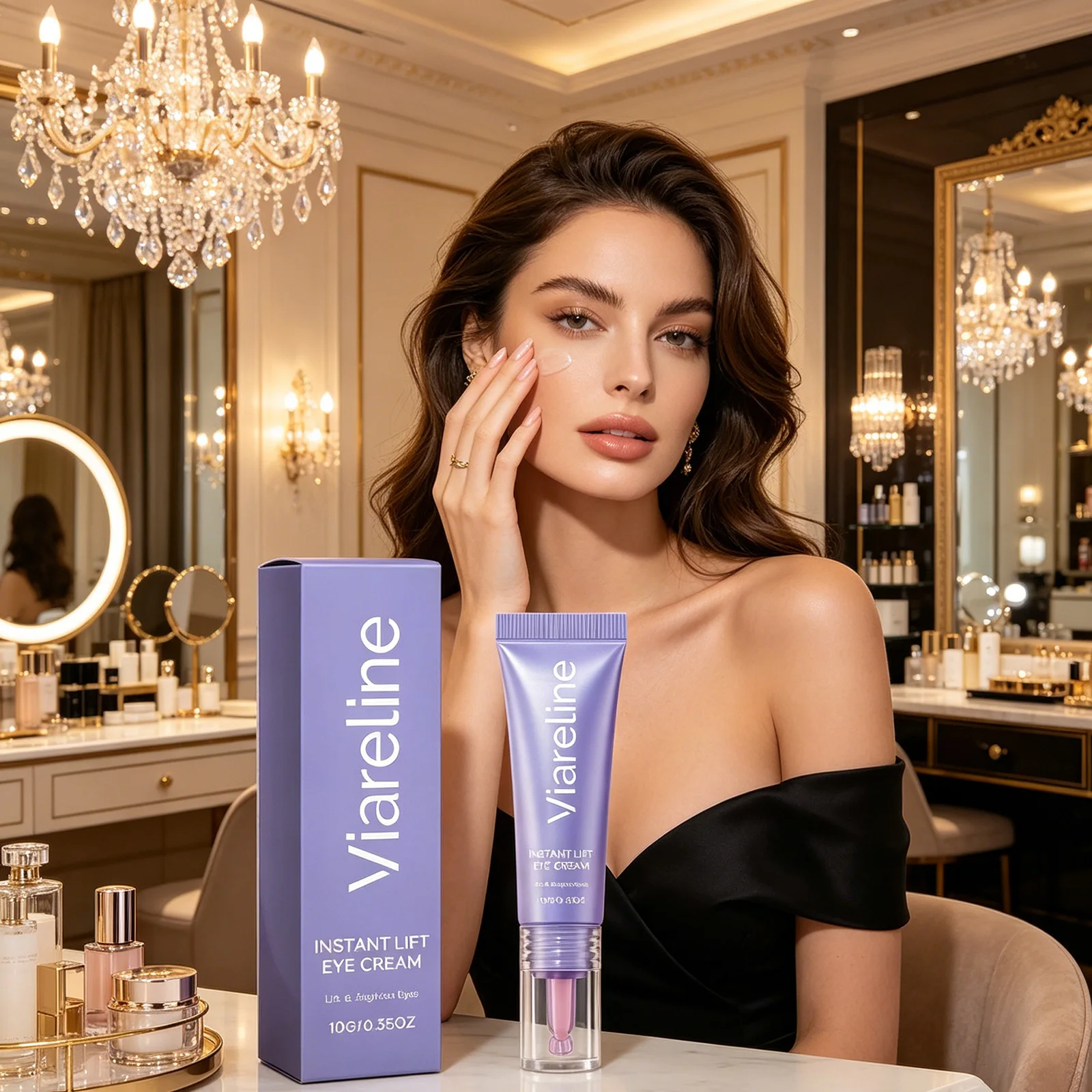 Viareline Instant Lift Eye Cream Anti-Wrinkle Fade Fine Lines Puffiness Relief Reduces Sagging Dark Circle Removal Eye Skin Care
Viareline Instant Lift Eye Cream Anti-Wrinkle Fade Fine Lines Puffiness Relief Reduces Sagging Dark Circle Removal Eye Skin Care