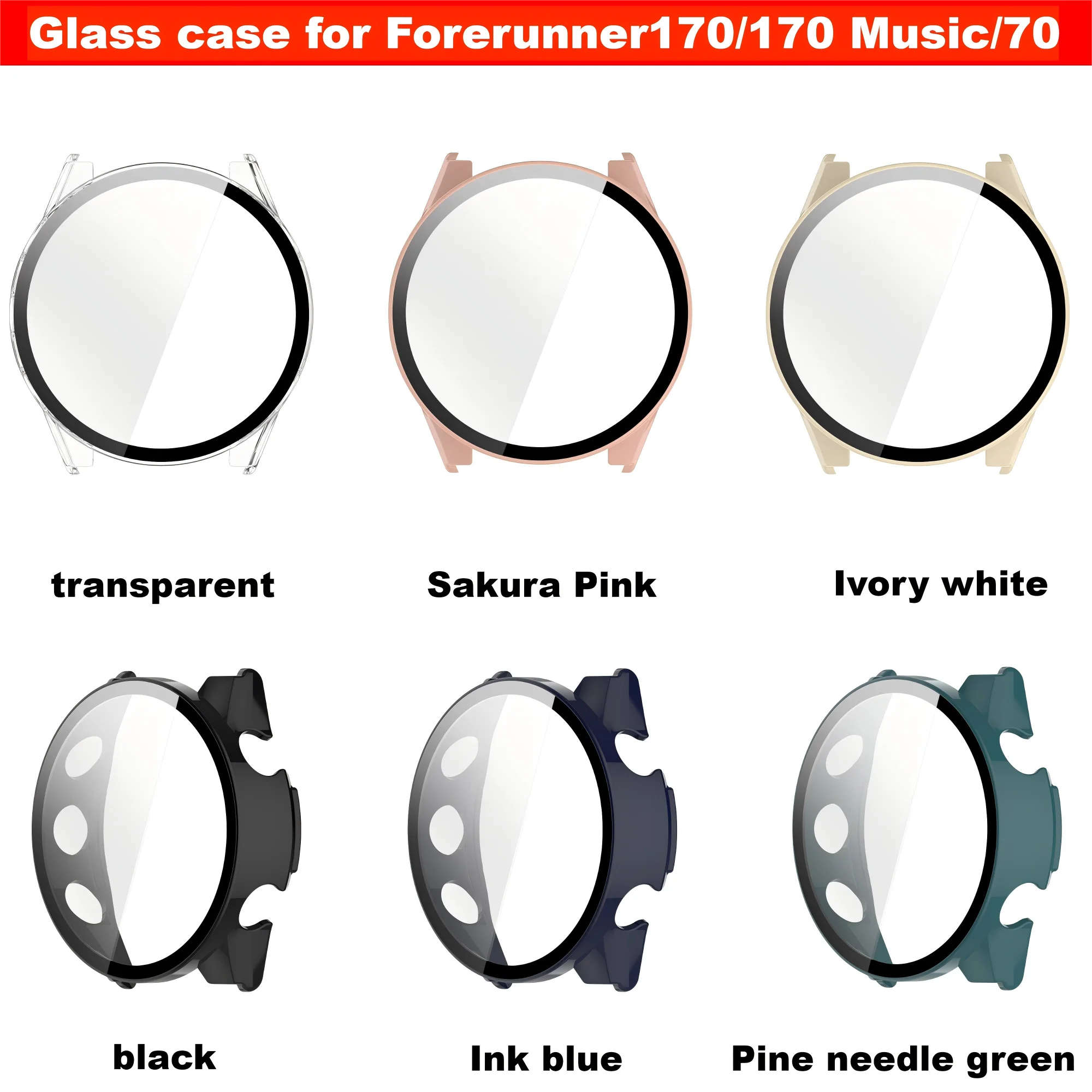 Watch case For Garmin Forerunner 170 Tempered glass case for Garmin Forerunner170 Music case cover Garmin Forerunner 70 shell
Watch case For Garmin Forerunner 170 Tempered glass case for Garmin Forerunner170 Music case cover Garmin Forerunner 70 shell