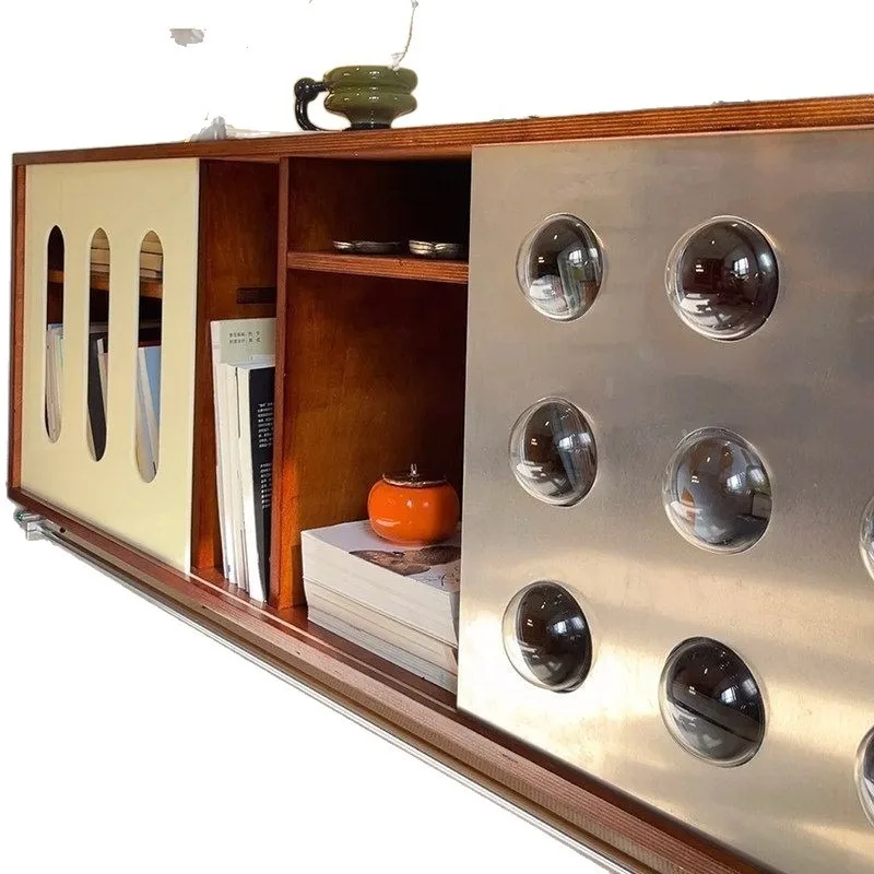 Bauhaus Floor Standing Storage Cabinet with Sliding Doors for Vintage Style TV Stand Made of Solid Wood and Marine Plywood
Bauhaus Floor Standing Storage Cabinet with Sliding Doors for Vintage Style TV Stand Made of Solid Wood and Marine Plywood