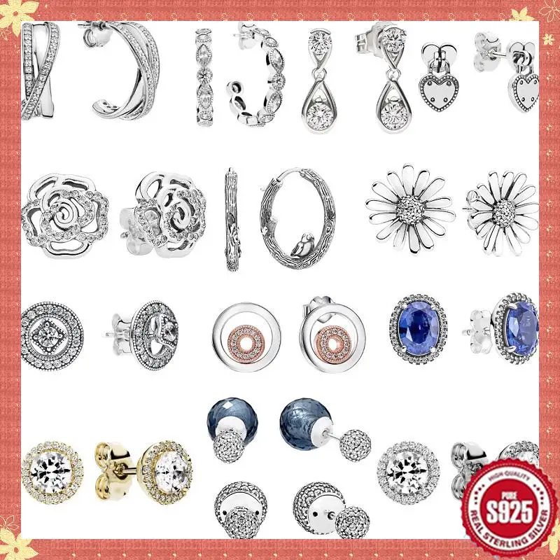 Valentine's Day 100%925 Silver Sparkling Large Flowers Round Love Earrings Women's Anniversary Gift Fine Jewelry 2025
Valentine's Day 100%925 Silver Sparkling Large Flowers Round Love Earrings Women's Anniversary Gift Fine Jewelry 2025
