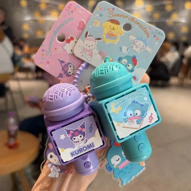 Anime Sanrio Mini Voice Recorder Microphone Keychain Hello Kitty Stress Relief Sound Toy Couple Bag Charm Kuromi Melody 2026 New
Anime Sanrio Mini Voice Recorder Microphone Keychain Hello Kitty Stress Relief Sound Toy Couple Bag Charm Kuromi Melody 2026 New