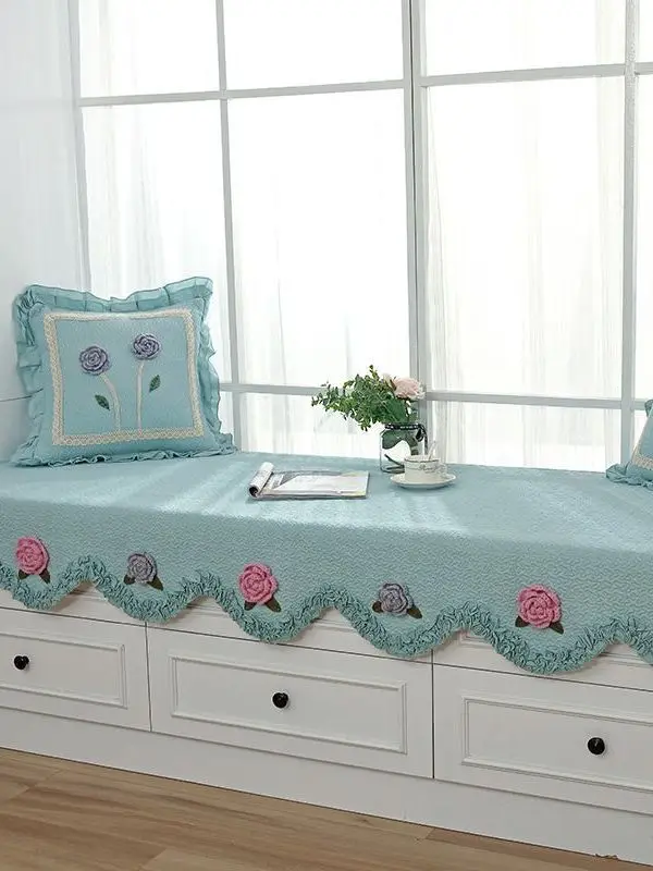 Handmade Cotton Window Cushion All Seasons Popular Decorative Windowledge Blanket Nordic Style Plant Floral Pattern
Handmade Cotton Window Cushion All Seasons Popular Decorative Windowledge Blanket Nordic Style Plant Floral Pattern
