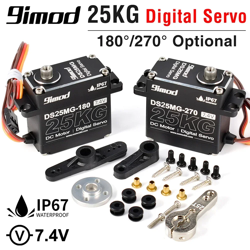 9imod DS25MG 25 кг Waterpoof Servo RC 180 ° /270 ° Полностью алюминиевый корпус, металлическая шестерня с высоким крутящим моментом для 1/8 1/10 1/12 RC автомобиля/робота/лодки DIY
9imod DS25MG 25 кг Waterpoof Servo RC 180 ° /270 ° Полностью алюминиевый корпус, металлическая шестерня с высоким крутящим моментом для 1/8 1/10 1/12 RC автомобиля/робота/лодки DIY