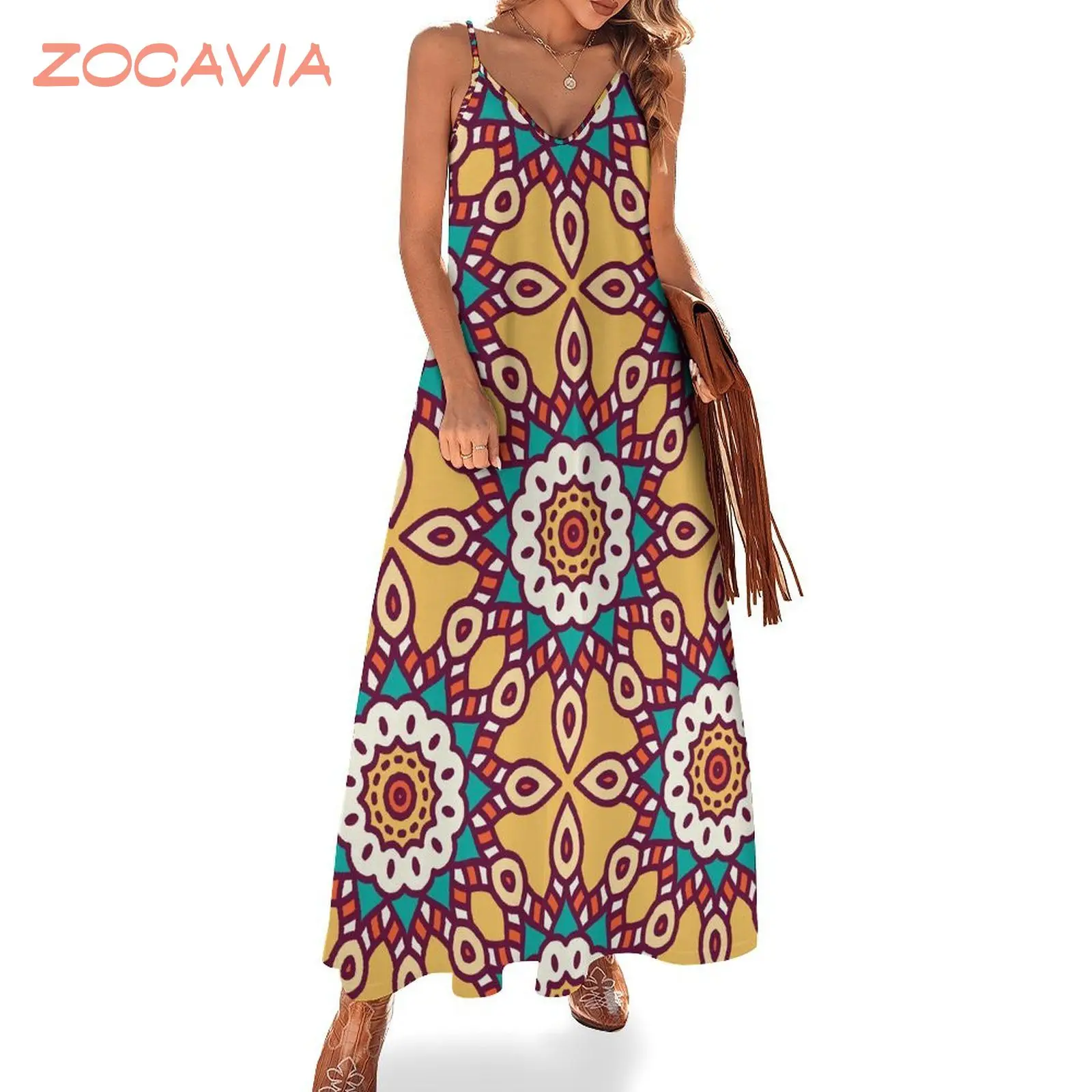 ZOCAVIA Summer Heat Transfer Pattern Casual Strap Dress
ZOCAVIA Summer Heat Transfer Pattern Casual Strap Dress