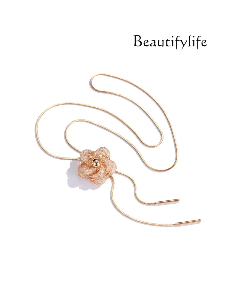 Simple light luxury design long sweater chain atmospheric high-end women's decorative accessories
Simple light luxury design long sweater chain atmospheric high-end women's decorative accessories
