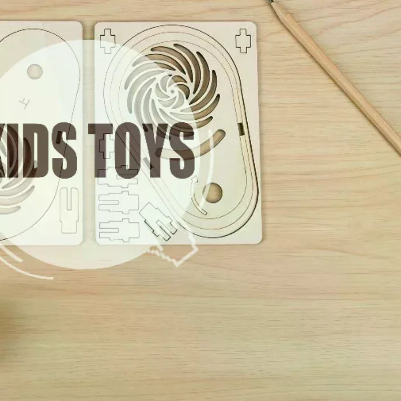 Creative DIY STEM Education Toy Wooden Optical Illusion Spinner Kit for Kids Science Play
Creative DIY STEM Education Toy Wooden Optical Illusion Spinner Kit for Kids Science Play