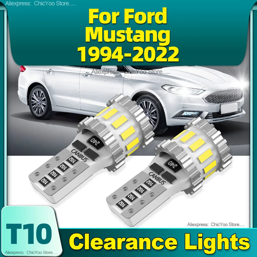 Clearance Lights W5W T10 194 168 LED Canbus Car Bulbs For Ford Mustang 1994-2000 2001 2002 2003 2004 2005 2006 2007 2008 2022
Clearance Lights W5W T10 194 168 LED Canbus Car Bulbs For Ford Mustang 1994-2000 2001 2002 2003 2004 2005 2006 2007 2008 2022