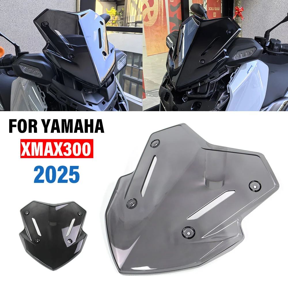 Для YAMAHA XMAX 125/250/300 Tech MAX + 2025 мотоцикла, переднее ветровое стекло, козырек, дефлектор, спортивный экран, отражатель, аксессуары 
Для YAMAHA XMAX 125/250/300 Tech MAX + 2025 мотоцикла, переднее ветровое стекло, козырек, дефлектор, спортивный экран, отражатель, аксессуары