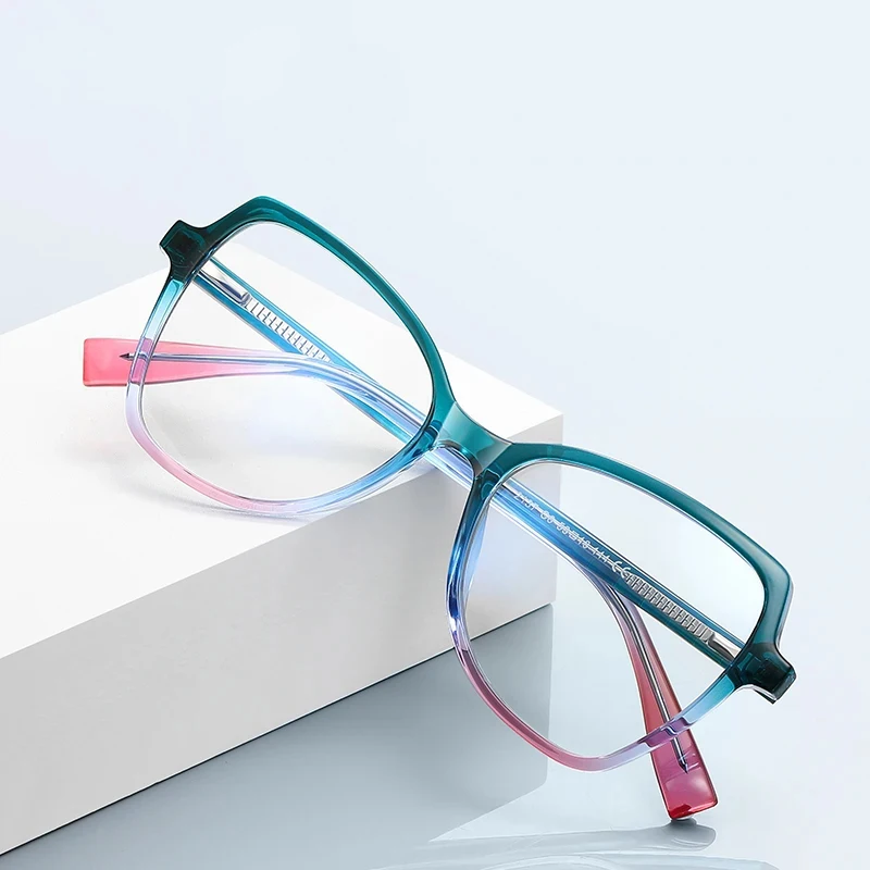 Fashion Butterfly Gradient Large Frame Design Women's Eyeglasses Anti-Blue Light Reading Glasses Customized Prescription
Fashion Butterfly Gradient Large Frame Design Women's Eyeglasses Anti-Blue Light Reading Glasses Customized Prescription