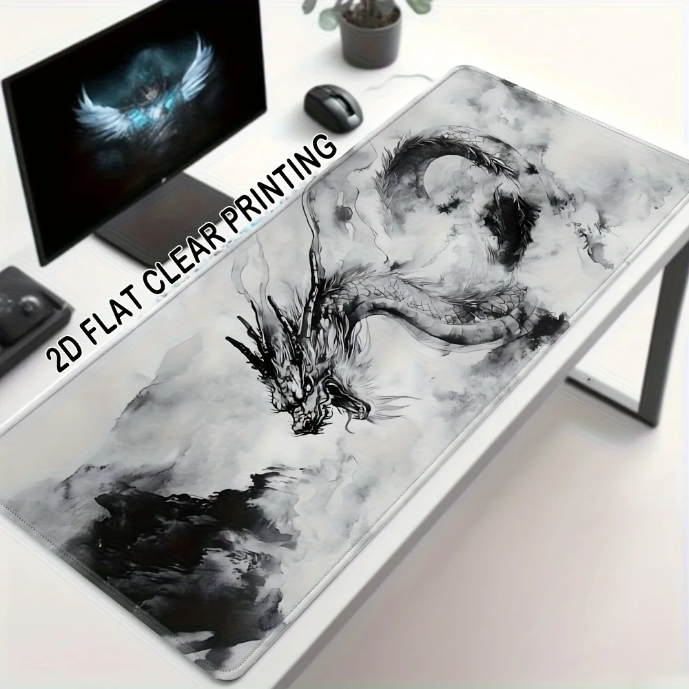 Ink Style White Dragon Printed Desk Pad 2D Flat Clear Printing Extra Large Soft Rubber Mouse Pad Gaming Mat Multi-Size Desk Mat
Ink Style White Dragon Printed Desk Pad 2D Flat Clear Printing Extra Large Soft Rubber Mouse Pad Gaming Mat Multi-Size Desk Mat