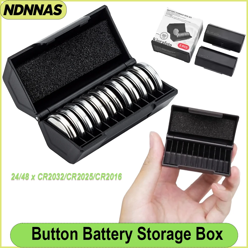 2/4 Pack Upgrade Coin Cell Battery Organizer for 24/48 x CR2032/CR2025/CR2016 Batteries, Allow to fit in Standard D Battery Slot
2/4 Pack Upgrade Coin Cell Battery Organizer for 24/48 x CR2032/CR2025/CR2016 Batteries, Allow to fit in Standard D Battery Slot