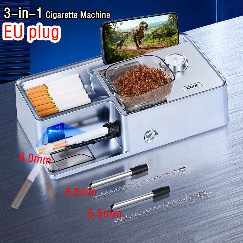 Electric Cigarette Rolling Machine Auto Filling Cigarette Maker Automatic Tobacco Machine Tobacco Roller Device Tool Accessories
Electric Cigarette Rolling Machine Auto Filling Cigarette Maker Automatic Tobacco Machine Tobacco Roller Device Tool Accessories