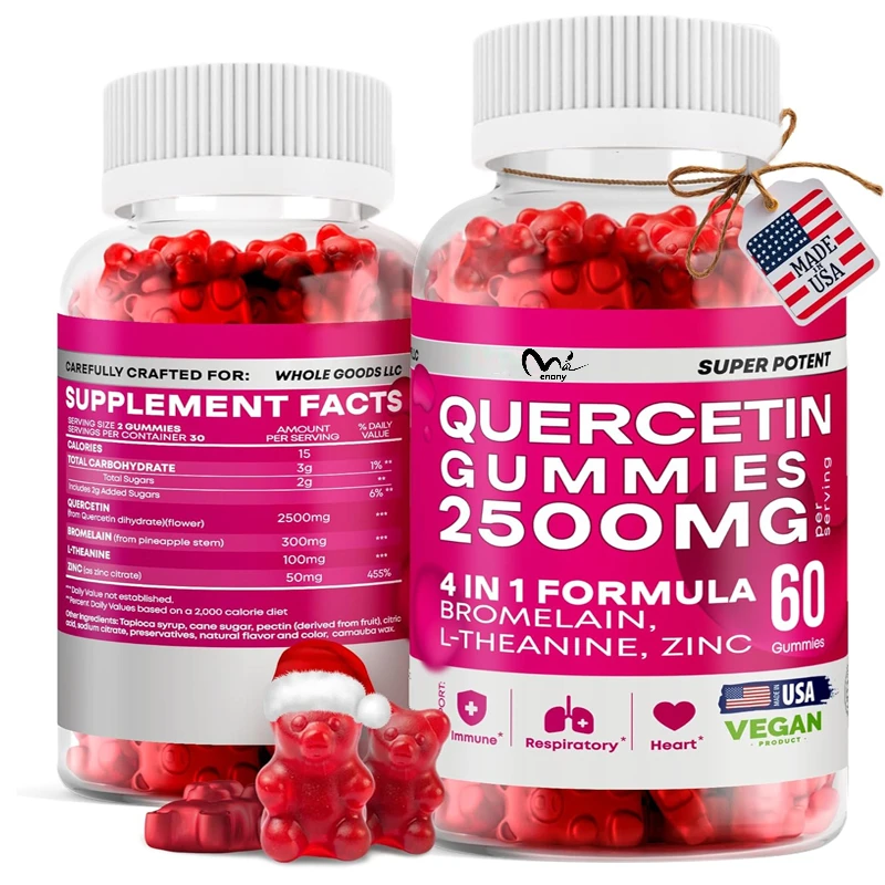 Жевательные маркеры Quercetin 2500 мг - вегетарианская добавка, бромелайн, L-аналин и цинк для повышения иммунитета в детей и взрослых.
Жевательные маркеры Quercetin 2500 мг - вегетарианская добавка, бромелайн, L-аналин и цинк для повышения иммунитета в детей и взрослых.