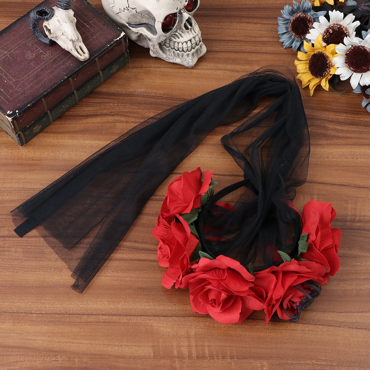 Christmas Headband Halloween Party Hair Accessories Day of Dead Headpiece Women Veil Buckle Lightweight Comfortable Rose Spider
Christmas Headband Halloween Party Hair Accessories Day of Dead Headpiece Women Veil Buckle Lightweight Comfortable Rose Spider