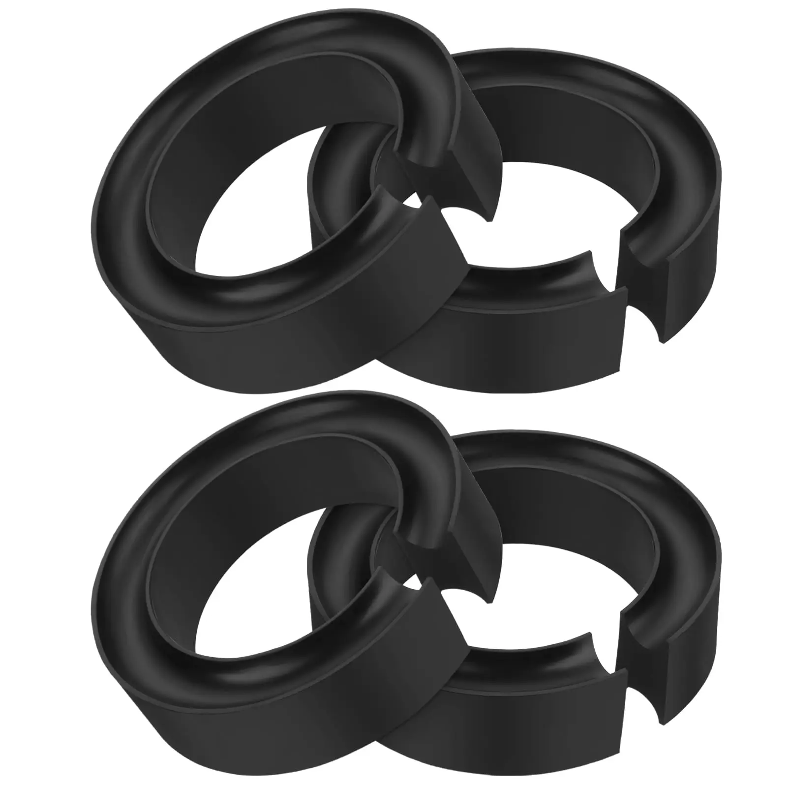 4pcs Universal Heavy-Duty Black Rubber Coil Spring Lift Spacers 5–5.5 Inch For Cars, Trucks, SUVs Rear Suspension Enhancement
4pcs Universal Heavy-Duty Black Rubber Coil Spring Lift Spacers 5–5.5 Inch For Cars, Trucks, SUVs Rear Suspension Enhancement