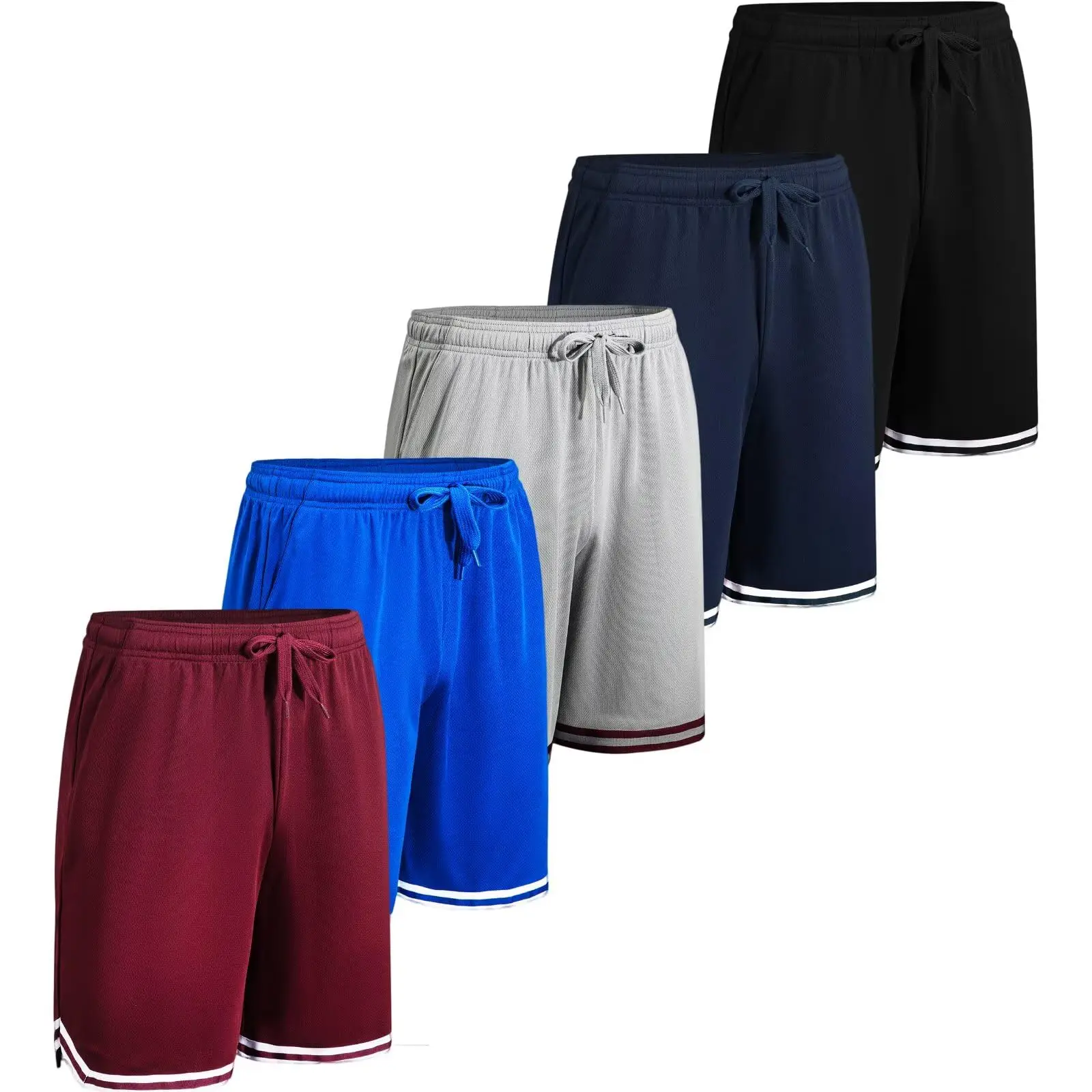5Pack Men's Basketball Shorts Running Athletic Workout Shorts Breathable Gym Shorts with Pockets Quick Dry and Loose Fit
5Pack Men's Basketball Shorts Running Athletic Workout Shorts Breathable Gym Shorts with Pockets Quick Dry and Loose Fit