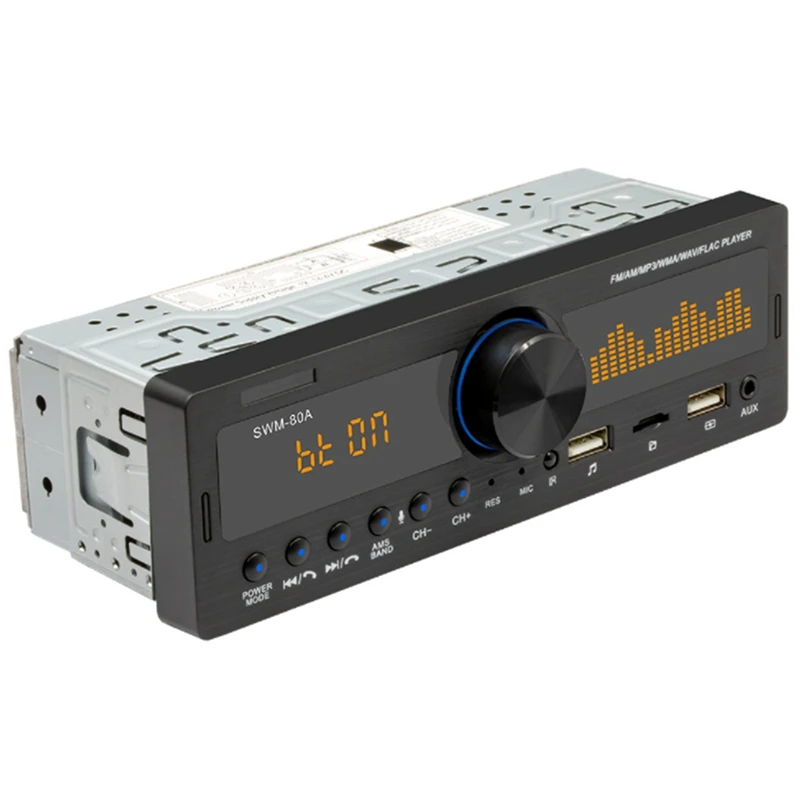 Car Stereo Radio,Mp3 Audio Player Single Din,Bluetooth Audio And Hand-Free Calling USB Port Aux-In AM/FM Receiver
Car Stereo Radio,Mp3 Audio Player Single Din,Bluetooth Audio And Hand-Free Calling USB Port Aux-In AM/FM Receiver