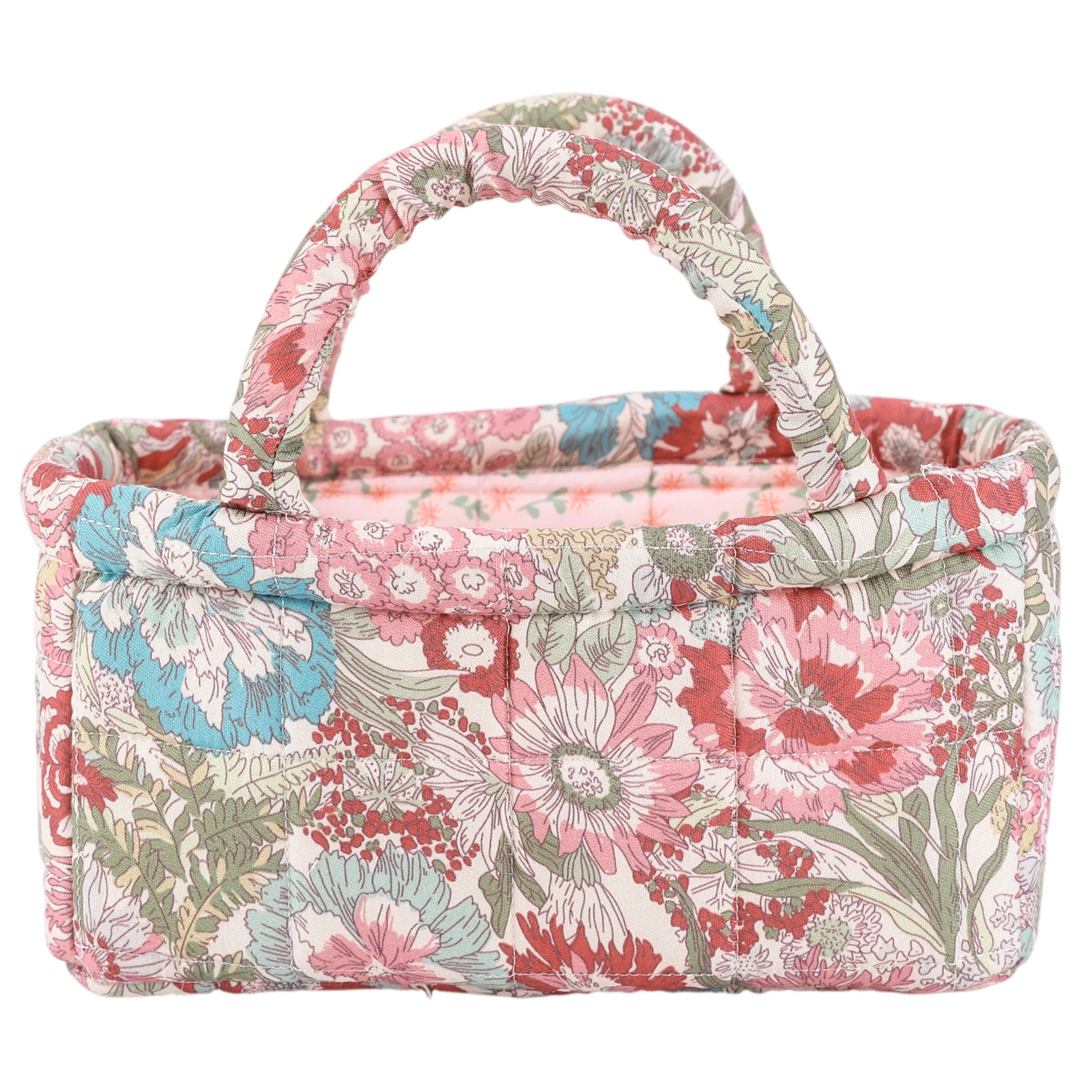 Quilted Laundry Basket with Easy Carry Handles Quilt Baskets Floral Print Baskets Organizer Bin for Home Picnic Shopping Travel
Quilted Laundry Basket with Easy Carry Handles Quilt Baskets Floral Print Baskets Organizer Bin for Home Picnic Shopping Travel