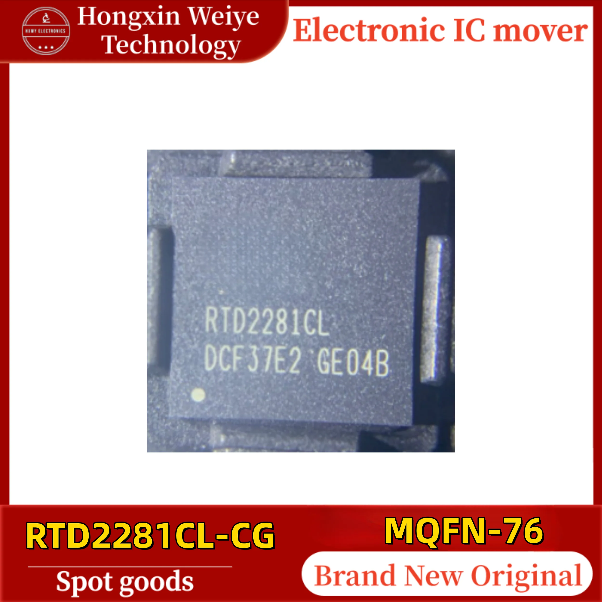 (5/50 pieces) RTD2281CL-CG RTD2281CL MQFN-76 LCD Driver IC Integrated Circuit Original Brand New In Stock Fast Shipping
(5/50 pieces) RTD2281CL-CG RTD2281CL MQFN-76 LCD Driver IC Integrated Circuit Original Brand New In Stock Fast Shipping
