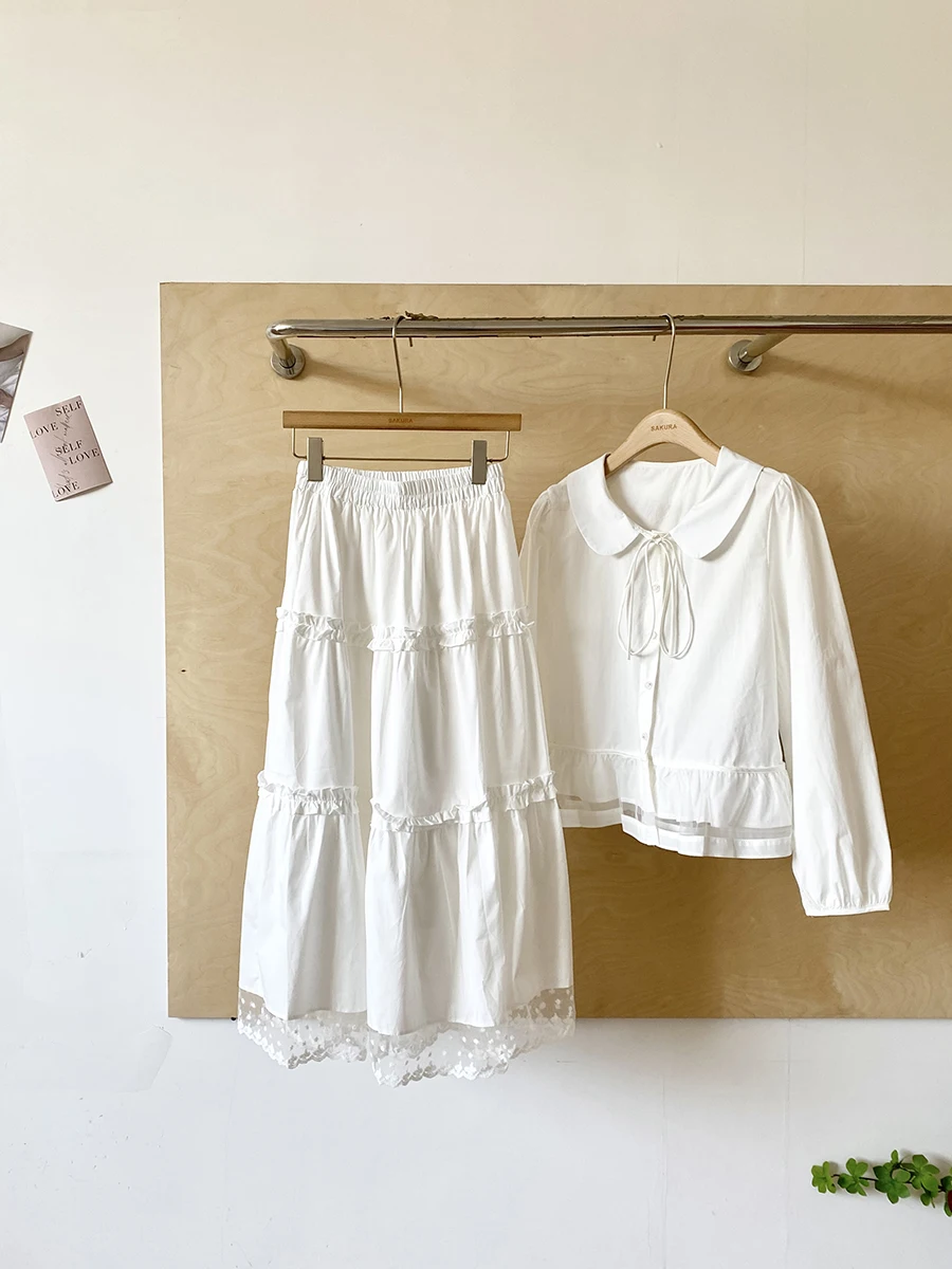 Sweet Style High Waist A-Line Midi Skirt Women's White Elastic Waist Versatile Spring 2026 Slimming Effect Polyester Fiber
Sweet Style High Waist A-Line Midi Skirt Women's White Elastic Waist Versatile Spring 2026 Slimming Effect Polyester Fiber