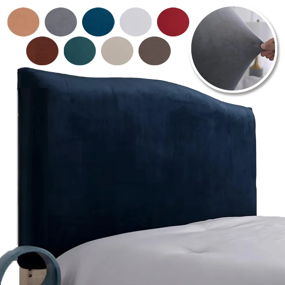 1PC High Elastic All-inclusive Bed Head Covers Plain Dyed Headboard Cover Fine Flannel for Home Solid Long Back Bedhead Cover
1PC High Elastic All-inclusive Bed Head Covers Plain Dyed Headboard Cover Fine Flannel for Home Solid Long Back Bedhead Cover
