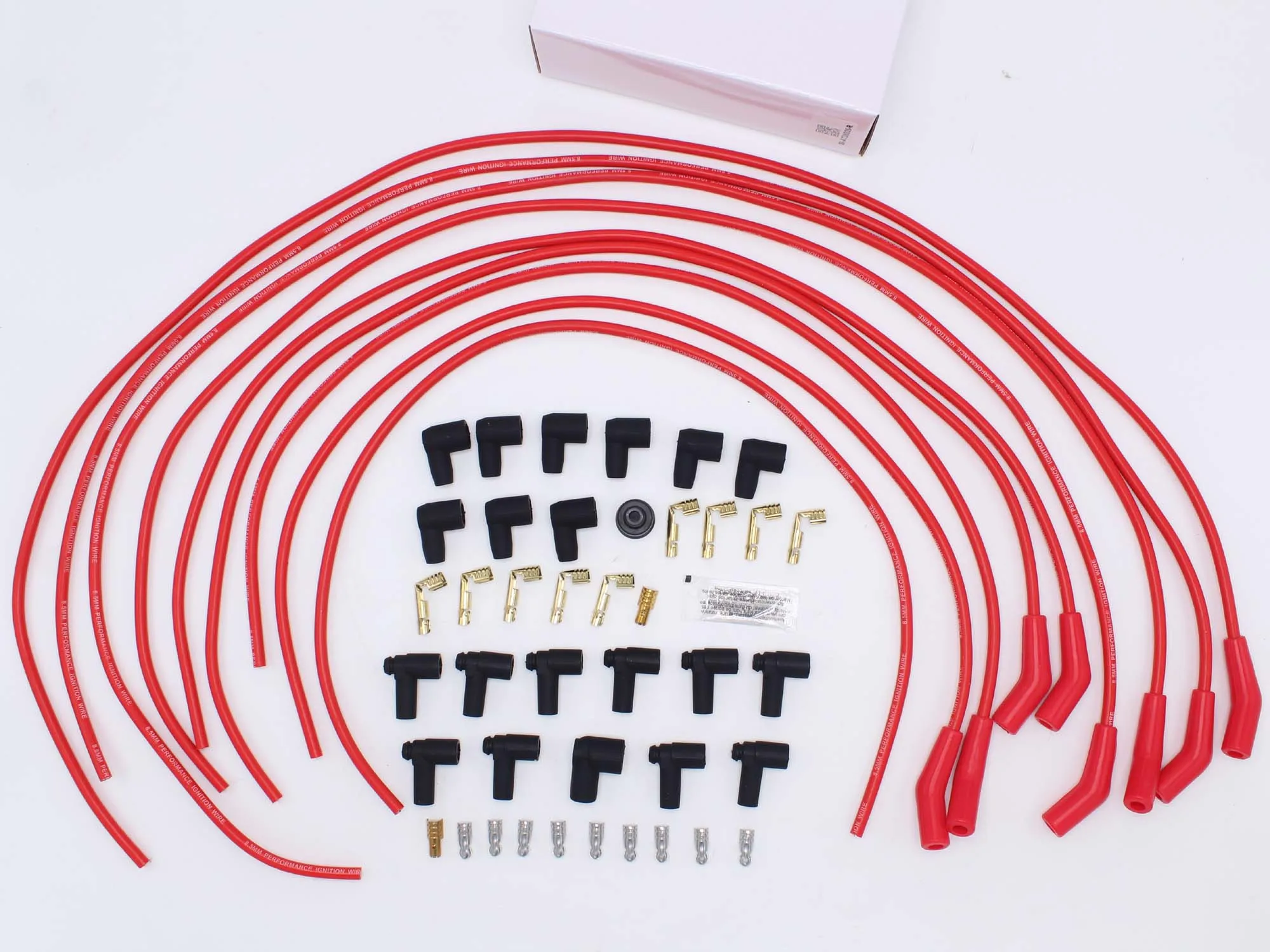 FOR CHEVY FORD MOPAR 8.5MM RED UNIVERSAL 135 / 45 DEGREE HEI SPARK PLUG WIRES FRD823R VA0363
FOR CHEVY FORD MOPAR 8.5MM RED UNIVERSAL 135 / 45 DEGREE HEI SPARK PLUG WIRES FRD823R VA0363