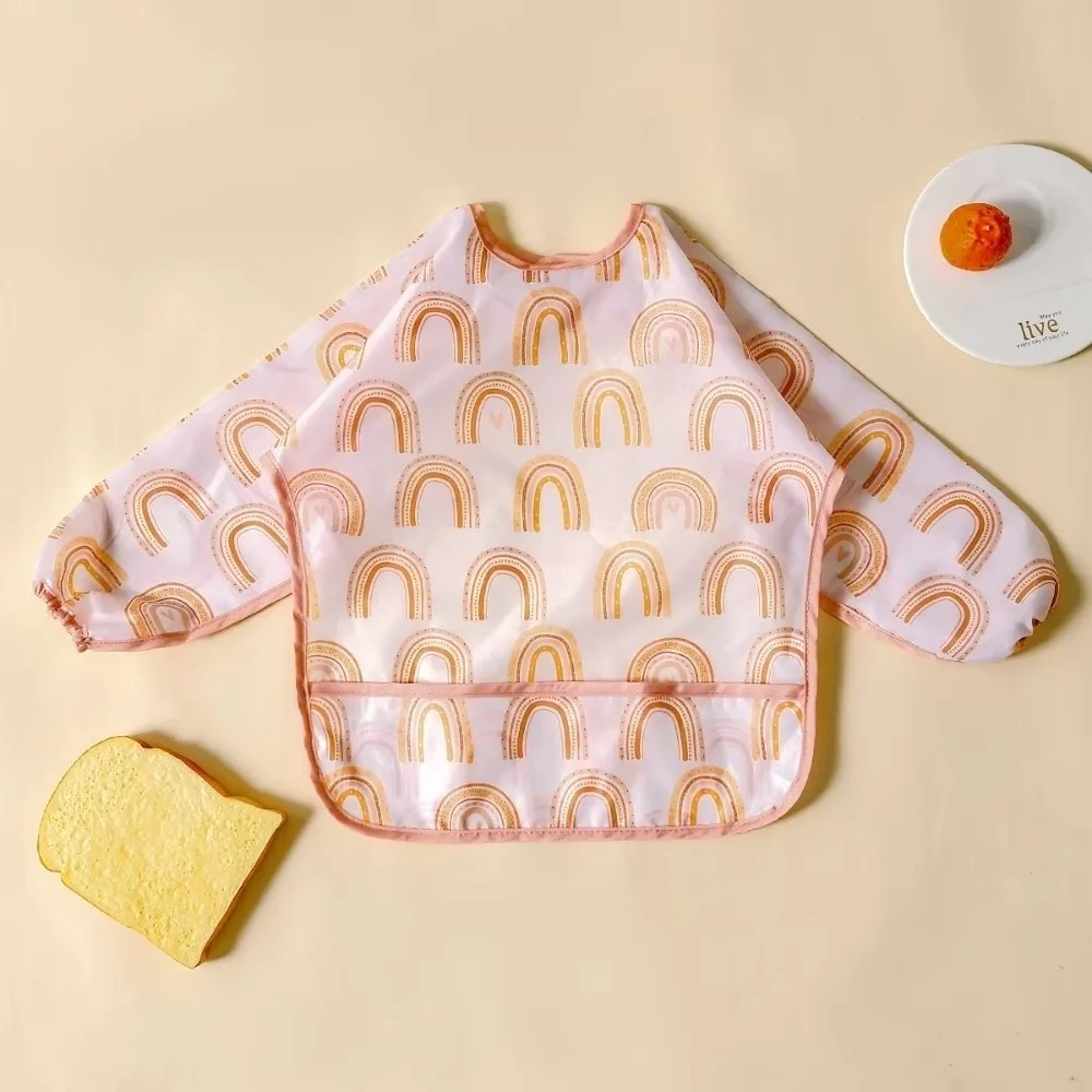 Washable Waterproof Baby Bibs Colorful Cartoon Printing Pocket Design Feeding Apron Easy To Clean Water Dirt Proof
Washable Waterproof Baby Bibs Colorful Cartoon Printing Pocket Design Feeding Apron Easy To Clean Water Dirt Proof