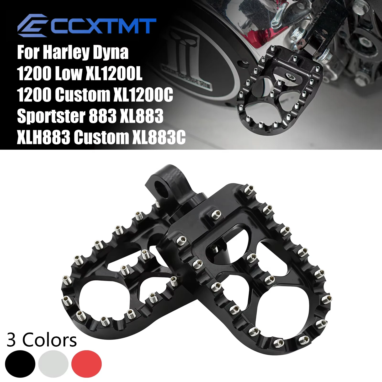 Motorcycle CNC 360° Rotating Foot pegs For Harley Dyna Sportster FLFB FLSTF FXDB Iron 883 Softail Slim FLS Standard FXST XL1200L
Motorcycle CNC 360° Rotating Foot pegs For Harley Dyna Sportster FLFB FLSTF FXDB Iron 883 Softail Slim FLS Standard FXST XL1200L