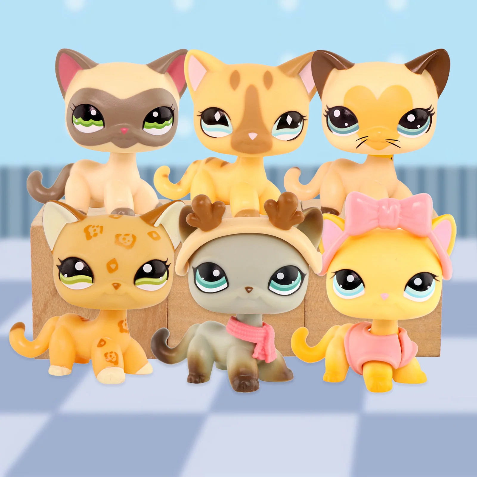 Lovely Bobble Head Toy Rare #1116 #886 #3573 #1120 #391 #339 Short Hair Cat Collectible Gift for Child Cute Animal lps Toys
Lovely Bobble Head Toy Rare #1116 #886 #3573 #1120 #391 #339 Short Hair Cat Collectible Gift for Child Cute Animal lps Toys